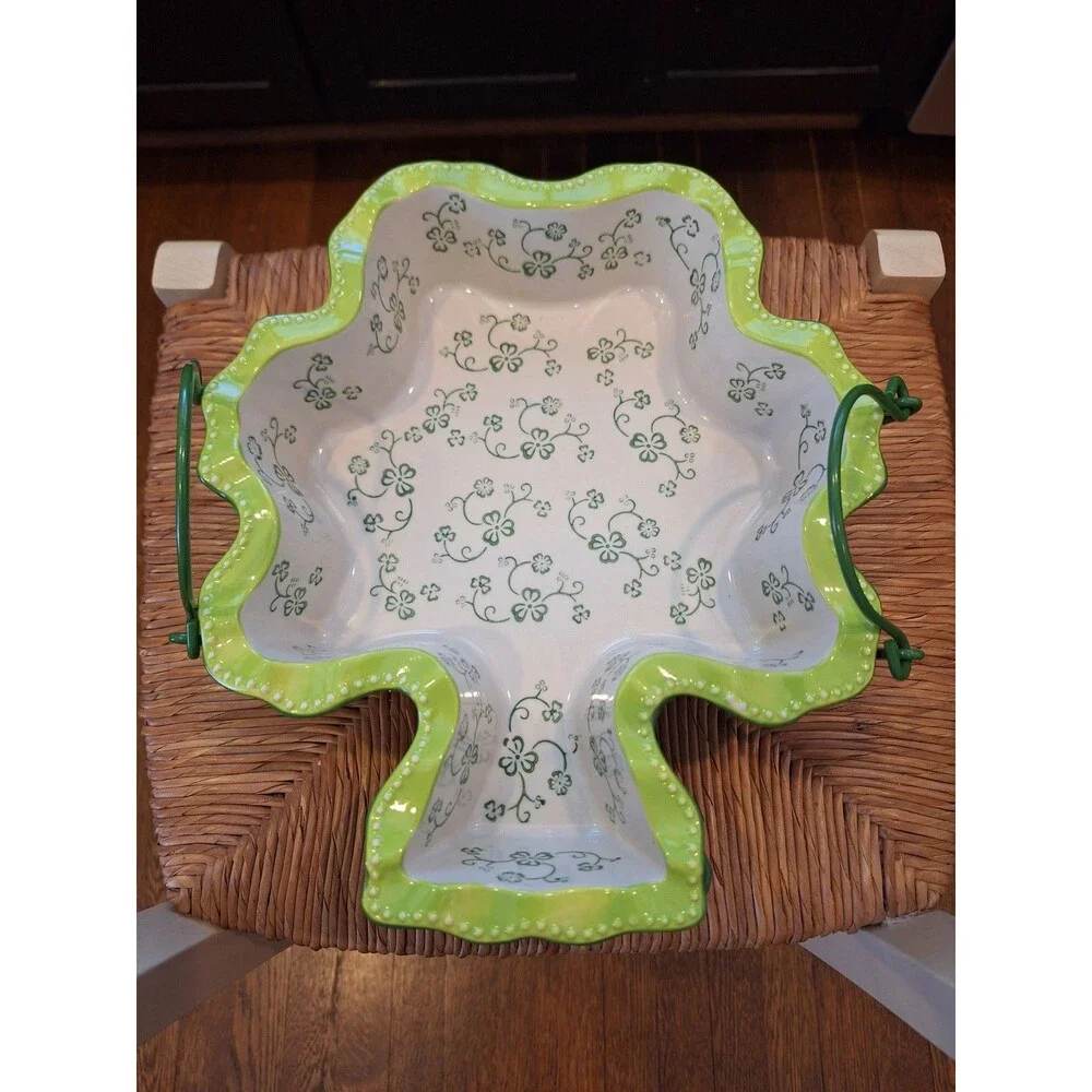 TEMPTATIONS FLORAL LACE BAKING CAKE TREE MOLD WITH CARRYING RACK By TARA 1.75QT